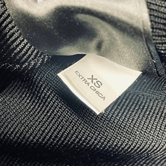 Womens Halter Neck Caging Stud Mesh  Bandage Black Gold Dress sz XS Sexy Mini - Picture 7 of 9